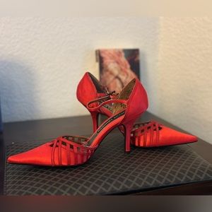 Chinese laundry red, high heels size 7M
